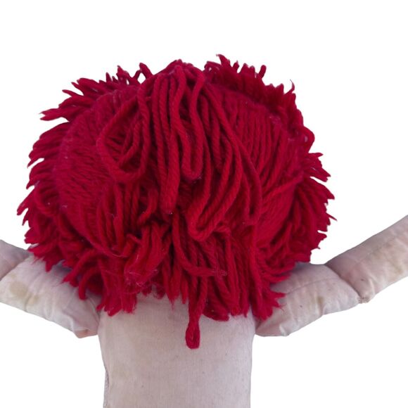 Raggedy Ann Doll Vintage 18" Unbranded I Love You Heart No Clothes Cute Floppy - Picture 10 of 13
